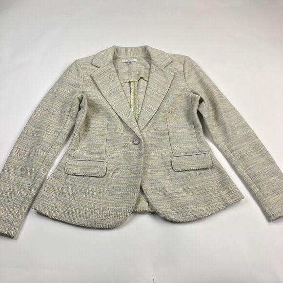 Cabi Sz 2 Cotton Poly One Button Blazer Business Career Office Jacket Style 713 - Picture 1 of 13